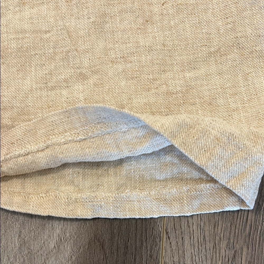 Dynamite Tan linen with Relaxed Straight-Leg Fit - Picture 6 of 13